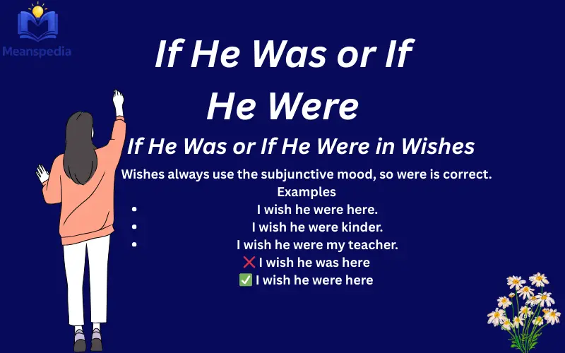 if he was or if he were