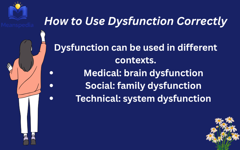 Disfunction vs Dysfunction