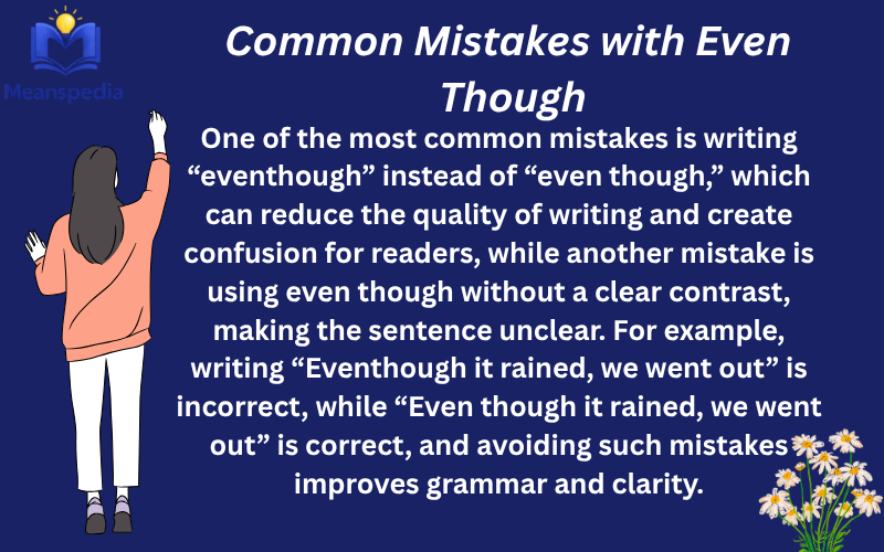 Eventhough vs Even Though