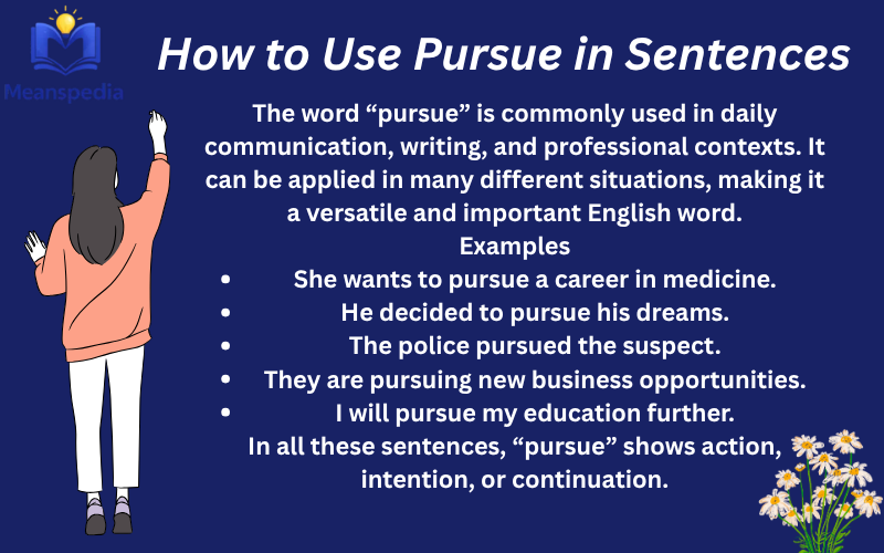  Persue or Pursue