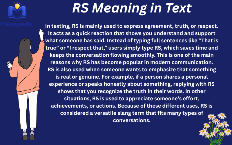  What Does RS Mean in Text