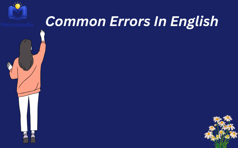 common errors in english