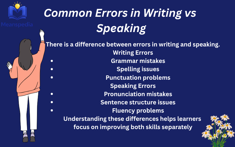 common errors in english