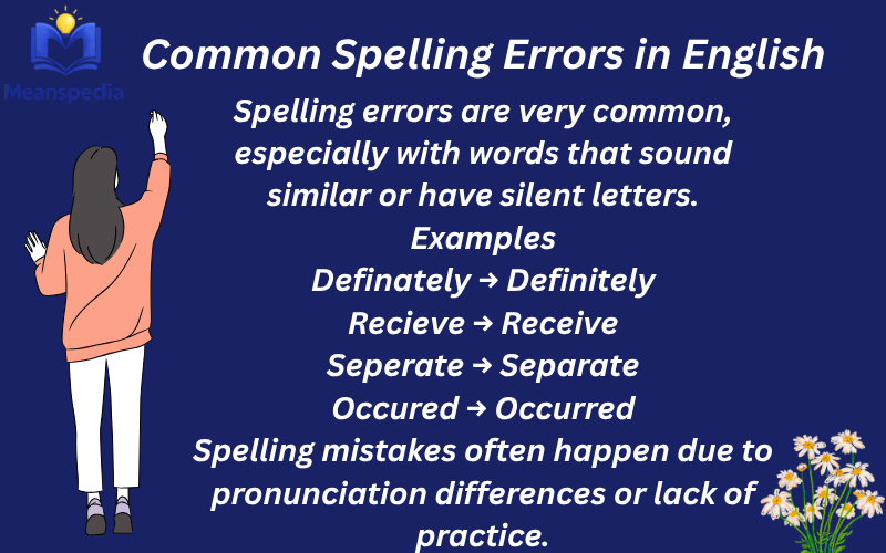 common errors in english