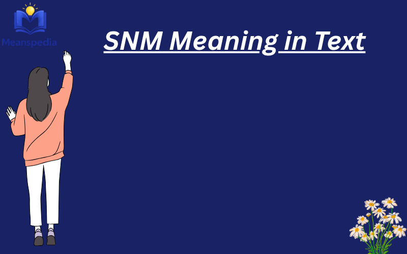 SNM Meaning in Text