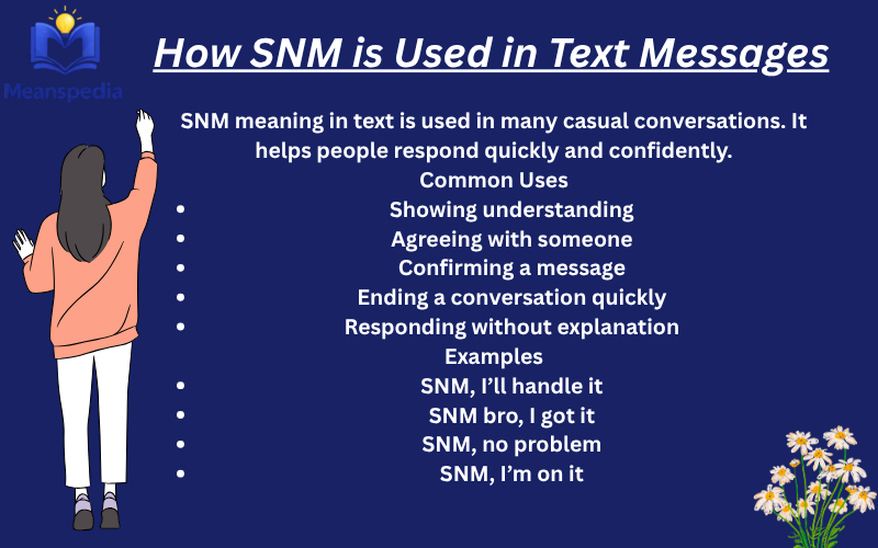 SNM Meaning in Text
