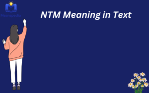 NTM Meaning in Text